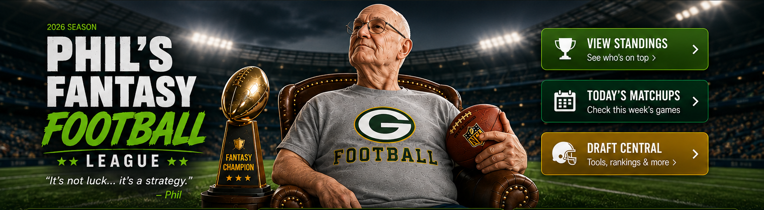 Phil's Fantasy Football League